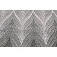 thumbnail image 4 of Milania Contemporary Chevron Accent Rug, Gargoyle Gray/White, 4ft-3in x 6ft-3in, 4 of 4