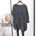 thumbnail image 4 of Top de manga larga de otoño para mamás que amamantan, ropa de lactancia de estilo informal, ropa para exteriores, ropa de maternidad, camisa de lactancia, 4 of 5