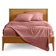 thumbnail image 4 of Bare Home Premium 1800 Collection 4-Piece Bed Sheet Set, Full, Dusty Rose, 4 of 11