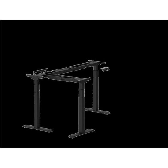 Flexispot E7LB-V2-1-2 Standard 4 Leg Standing Desk, Black