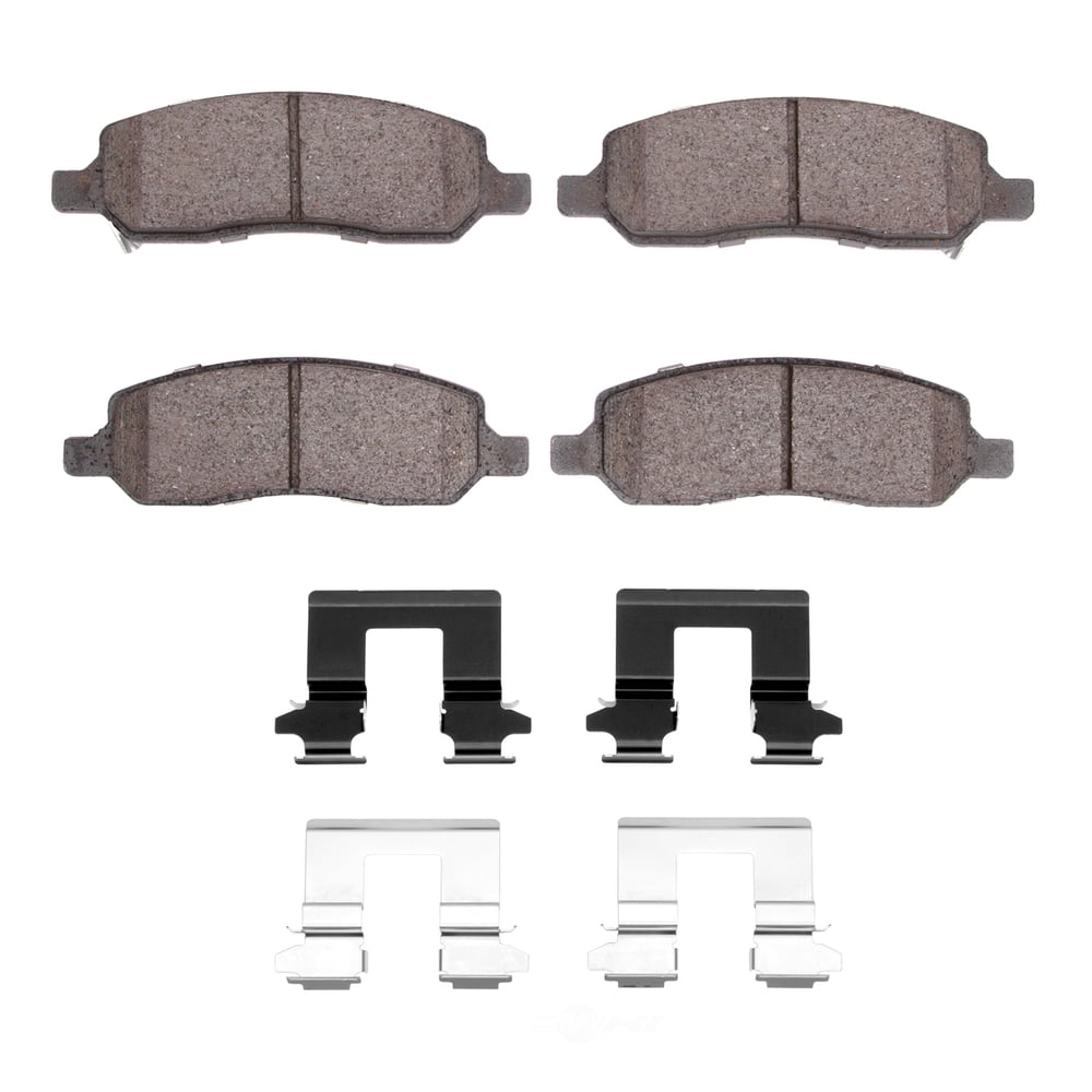 Dynamic Friction Company 1551-1172-01 DFC 5000 Advanced Brake Pads - Ceramic and Hardware Kit - OE