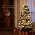 thumbnail image 4 of HOMCOM 5ft Prelit Artificial Christmas Tree w/ Blue Ornaments, LED Lights, 4 of 10
