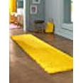 thumbnail image 5 of Unique Loom 3127870 2 Pi. 6 Po. x 10 Pi. Solide Shag Runner Rug&44; Toscan Sun Yellow, 5 of 5