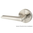 thumbnail image 3 of Sure-Loc Bs100-Rd Basel Non-Turning One-Sided Dummy Door Lever - Nickel, 3 of 5