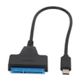 thumbnail image 2 of Cable Adaptador A Tipo C, Indicadores LED Compatibles Con Cable Adaptador De Disco Duro UASP De Alta Velocidad De 11,8 Pulgadas Para HDD SSD De 2,5 Pulgadas Para Teléfono, 2 of 7
