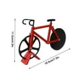 thumbnail image 5 of Boovnll Kitchen Gadgets, Bicycle Style Stainless Steel Plastic Wheel Bike Roller Pizza Cutter Kitchen Tools, Home and Kitchen, Kitchen, Kitchen Tools, 5 of 5
