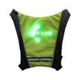 thumbnail image 2 of Wireless Control LED Cycling Vest Night Cycling Remote Control LED Turn Indicator Bike Clothing, Yellow, 2 of 9