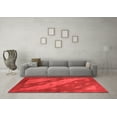 thumbnail image 3 of Ahgly Company Machine Washable Indoor Square Animal Red Modern Area Rugs, 7' Square, 3 of 4