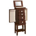 thumbnail image 4 of Linon Madison Jewelry Armoire, Dark Walnut, 4 of 14