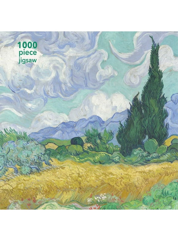 1000-Piece Jigsaw Puzzles: Adult Jigsaw Puzzle Vincent Van Gogh: Wheatfield with Cypress: 1000-Piece Jigsaw Puzzles (Other)