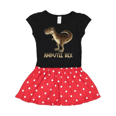 

Inktastic Amputee Rex Limb Loss Awareness Gift Toddler Girl Dress