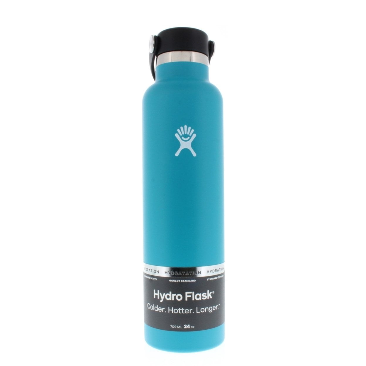 Hydro Flask Standard Mouth Water Bottle Black 24oz
