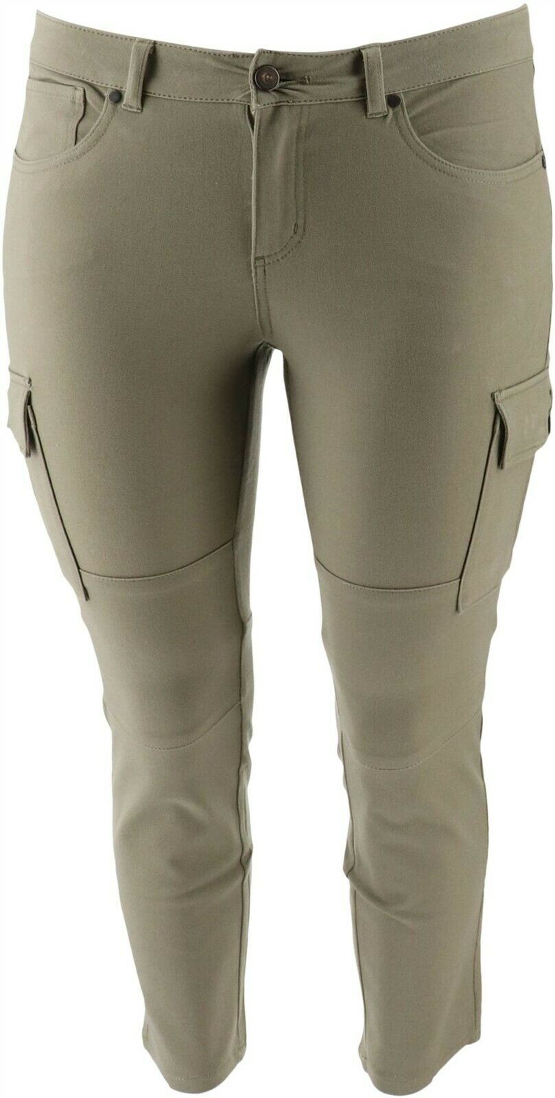 GILI Petite Colored Denim Cargo Jegging 