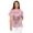 Abstract Art Cat, variant on Cute Corgi Print Medical Scrub Tops for Women - Soft Stretch V-Neck Nurse Clothes with 2 Pockets Plus Size for Pediatric Nurses