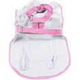 thumbnail image 4 of S/M, impermeable, ajustable, color rosa claro, con capucha, para perros pequeños, medianos y grandes, 4 of 5