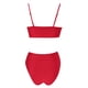 thumbnail image 5 of MKLEKYY Bikini Mujer Traje De Baño Women'S High Waisted Bikini Sets Two Piece Swimsuit Front Tie Knot Bathing Suit, 5 of 5
