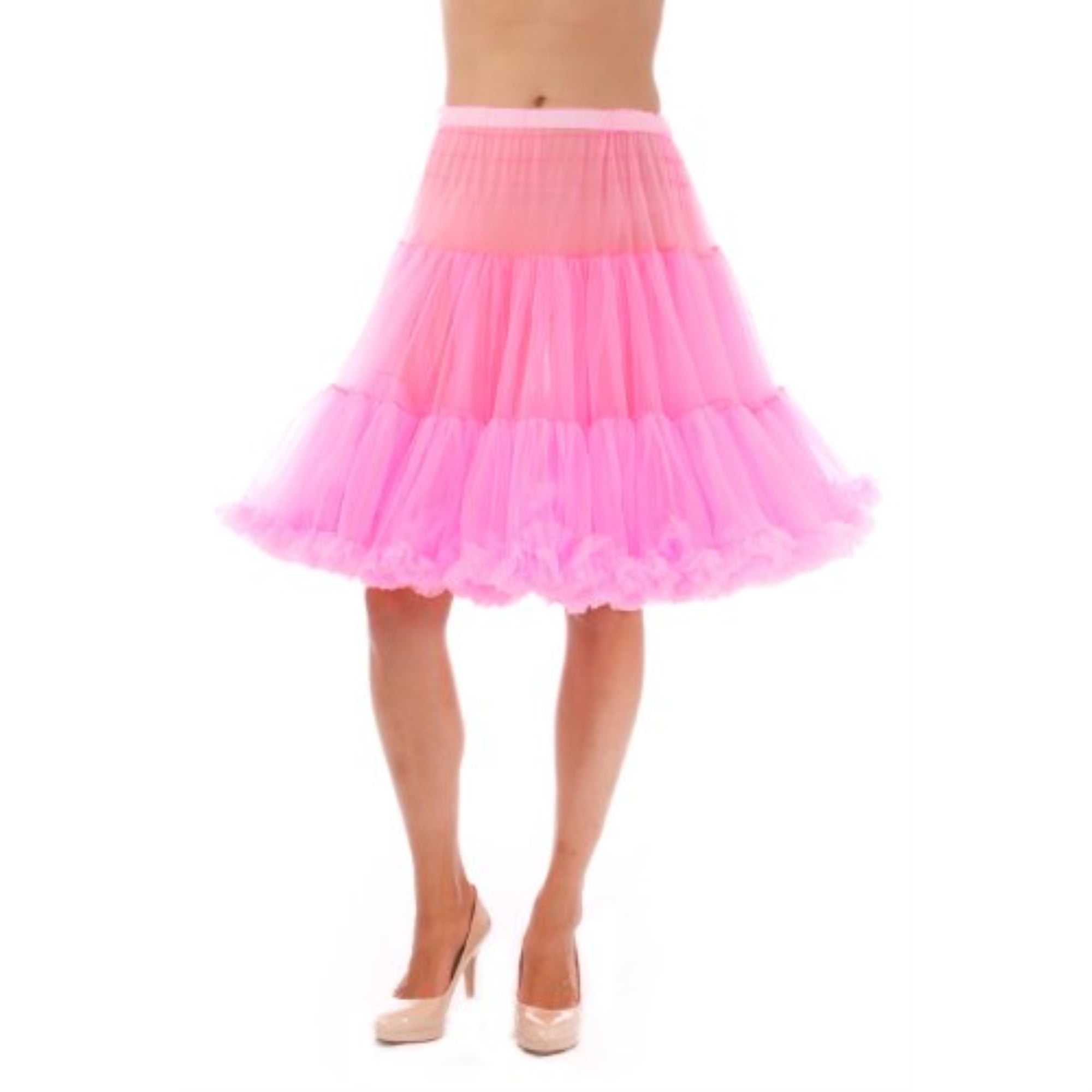 plus size knee length petticoat