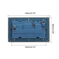 thumbnail image 2 of UK US Socket Double Multi Switched Power Outlet Gold Tone 250V 13A 146mmx88mm, 2 of 5