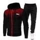thumbnail image 4 of Chándal de moda con cremallera para hombre, Sudadera con capucha, ropa de gimnasio para Fitness, conjunto de ropa deportiva para correr, chándal para correr al aire libre, otoño e invierno, nuevo, 4 of 4