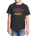 thumbnail image 2 of Umbro Kids Spain Diamond Logo T Shirt (Black, XS-XL), 2 of 4