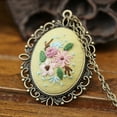 thumbnail image 3 of Coofit 4 Sets Embroidery Starter Kit Creative Retro DIY Charm Necklace Sweater Necklace, 3 of 9