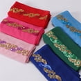 thumbnail image 5 of OIUUAK Soft Silky Pashmina Shawl Wrap, Women Sheer Chiffon Lightweight Flowy Scarf Stole for Evening Dresses Wedding Bridal Bridesmaid Prom Cruise Vacation, 5 of 9