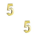 thumbnail image 1 of maskred Numéros de Maison pour Extérieur Style Simple Panneaux Numériques Accessoires de Marquage Numéro Exquis Accessoire Numéro 5 2 Pcs, 1 of 6