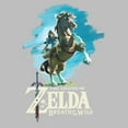 thumbnail image 2 of Girls Nintendo Legend of Zelda Breath of the Wild Link Epona T Shirt, 2 of 4