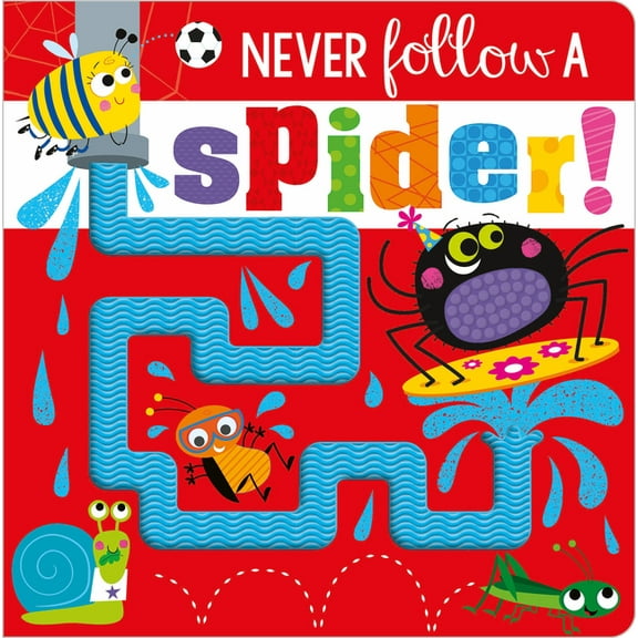 Never Follow a Spider!, (Board Book)