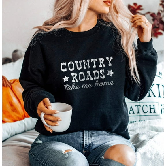 COUNTRY ROADS TAKE ME HOME Graphic Unisex Fleece Pullover