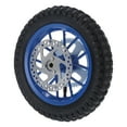 thumbnail image 4 of Roue de Moto Tout-Terrain, Roues de Mini Moto Installées Directement Pratiques à Utiliser pour Moto Tout-Terrain 47cc 49cc 2 Temps Argent, Bleu, Rouge, 4 of 8