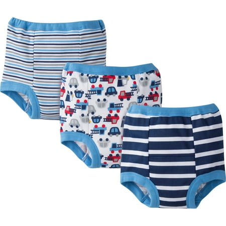 Gerber Toddler Boy's Training Pants, 3-Pack