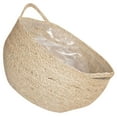 thumbnail image 4 of FRCOLOR Woven Flower Basket Woven Basket Hand Woven Planter Storage Basket Rustic Flower Basket Decor, 4 of 8