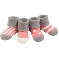 thumbnail image 2 of Lian LifeStyle Baby Toddler 4 Pairs Pack Thick Cotton Socks 12M-36M(Blue), 2 of 4