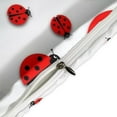 thumbnail image 4 of 3 Pcs Soft Bedding Set, Includes 1 Duvet Cover with Zipper And 2 Pillow Shams,Ladybug Queen(90"×90"), 4 of 8