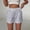 Gray(New), variant on PNTUTB Summer Shorts for Women Stylish Striped Versatile Shorts Elastic High-Waisted Lightweight Breathable Loose Comfortable Casual Shorts with Pockets
