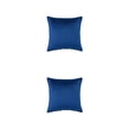 thumbnail image 4 of Funda de cojín de asiento Cateissary almohada con cremallera lavable agradable a la piel Azul oscuro 40x40cm 2Conjunto, 4 of 6