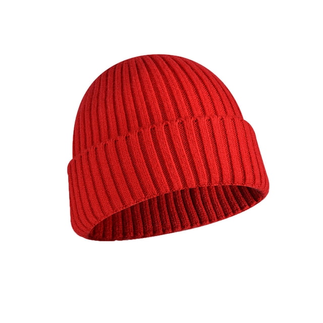 Beanie Qarigey Adultos Sombreros para el invierno Vistiendo Rojo