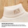 thumbnail image 4 of Lilgiuy Little Boy Girl Fall Winter Sweater Casual Turtleneck Long Sleeve Pullover Thickened Sweater Outwear, 4 of 5