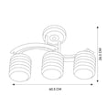 thumbnail image 4 of Lampara De Techo Mil luces Agabia 003 Cromo, 4 of 5