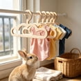thumbnail image 6 of Wooden Pet Clothes Hangers for Cat and Dog Apparel, Set of 10, 6 of 6
