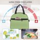 thumbnail image 4 of Easygdp Green Gingham Caja de Almuerzo para Mujeres y Hombres, Bolsa de Almuerzo Insulada, Bolsas Reutilizables Impermeables para Viajes, Trabajo y Picnics, 4 of 7