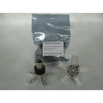 For White 7528 BAY15d Spider Lite Bulbs Brake Stop Tail Lamp Dual Intensity Replacement Light Bulbs