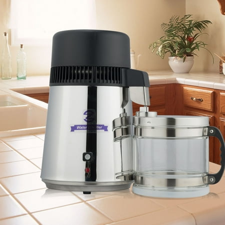 distiller bottle water liter connection stainless machine steel dialog displays option button additional opens zoom