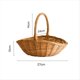 thumbnail image 2 of Cesta de Mimbre con Asa, Cesta de Compras de Mimbre, Cesta de Regalo, Cestas de Picnic, Cesta de Almacenamiento de Cocina - Grande, 2 of 5
