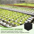 thumbnail image 6 of Uxcell 192-Pack Hydroponics Sponges, 0.98 Inch Growing Media Square Sponges for Planting Gardening Tool [Black], 6 of 6