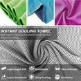 thumbnail image 5 of Cooling Towel for Neck(40"x12") by LIFETWO, 4 Pack Ice Towel/Cooling Towel/Soft Breathable Chilly Towel for Yoga, Sport, Running, Camping,Best Gym Gifts for Women/Man., 5 of 6