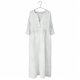 thumbnail image 5 of TaTaai Women Casual Loose Fit Solid Color Linen Look Dress 3/4 Sleeve V Neck Long Maxi Dress Soft Stretchy Fabric Lightweight Comfy for Daily Home Outfits Gift, 5 of 8