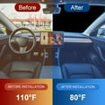thumbnail image 5 of 2WIN2BUY Car Windshield Sunshade for Tesla Model 3/Y,Blocks UV & Heat Foldable Windshield Cover Sunshade,Reflective Front Window Sun Shade Cover, 5 of 7