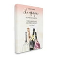 thumbnail image 2 of Stupell Industries Champagne and Love Quote Fashion Designer Glam Text Canvas Wall Art, 24 x 30, Design by Ziwei Li, 2 of 5